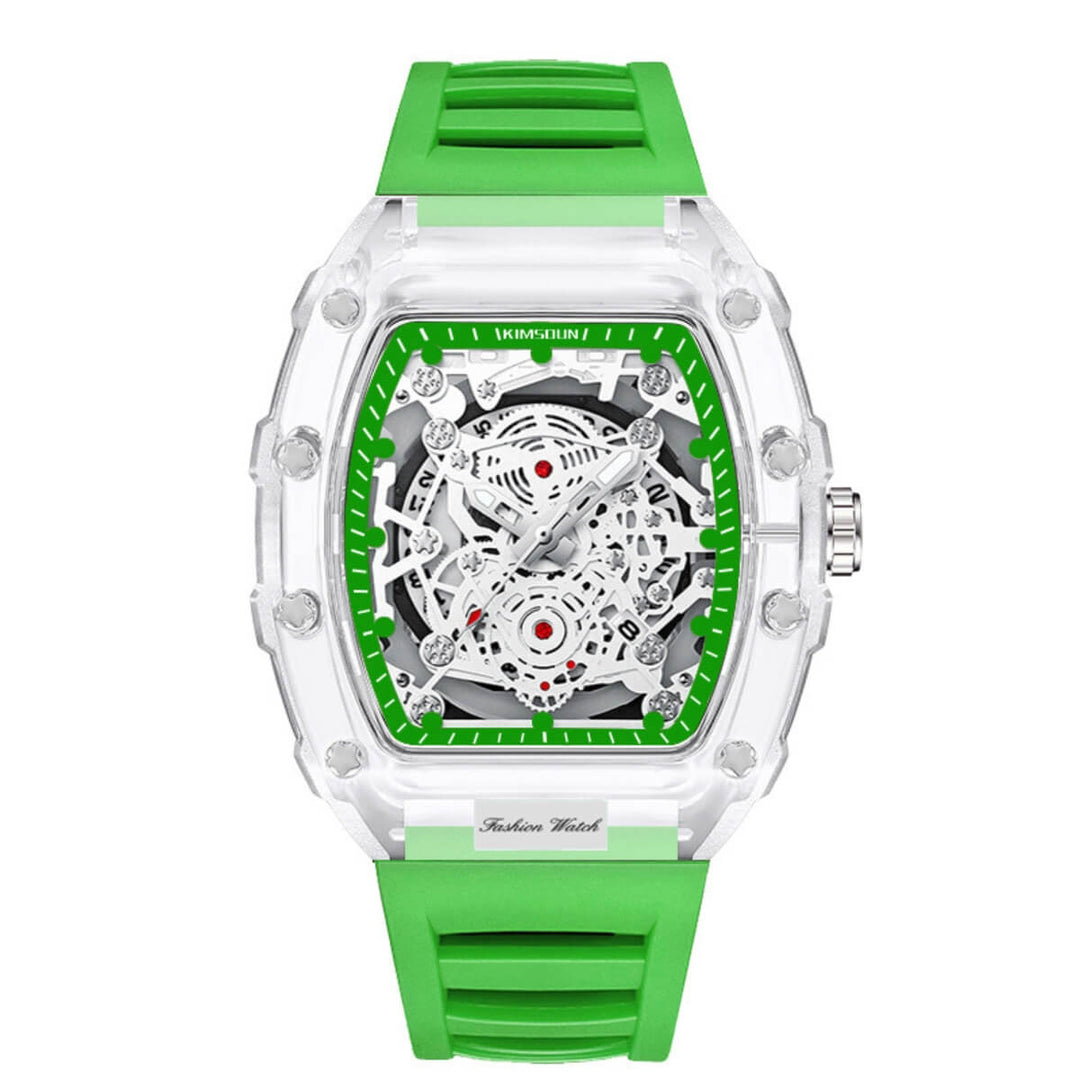 Dawson | Transparent Skeleton Quartz Sport Watch | 47mm