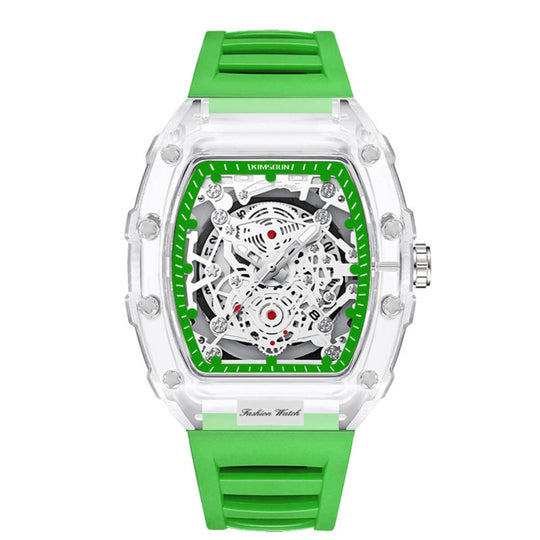 Dawson | Transparent Skeleton Quartz Sport Watch | 47mm