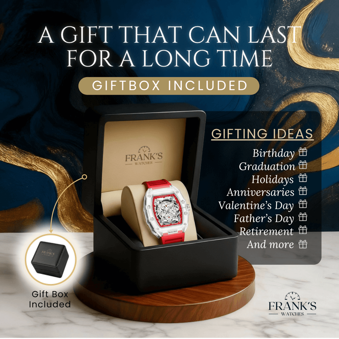 Dawson | Transparent Skeleton Quartz Sport Watch | 47mm