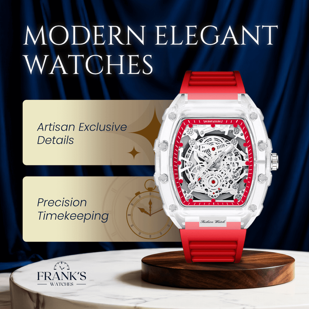 Dawson | Transparent Skeleton Quartz Sport Watch | 47mm