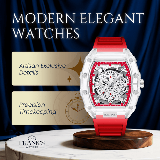 Dawson | Transparent Skeleton Quartz Sport Watch | 47mm