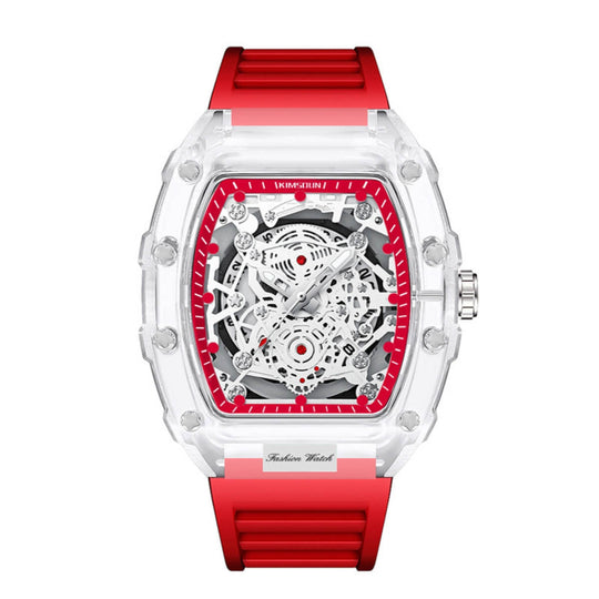 Dawson | Transparent Skeleton Quartz Sport Watch | 47mm