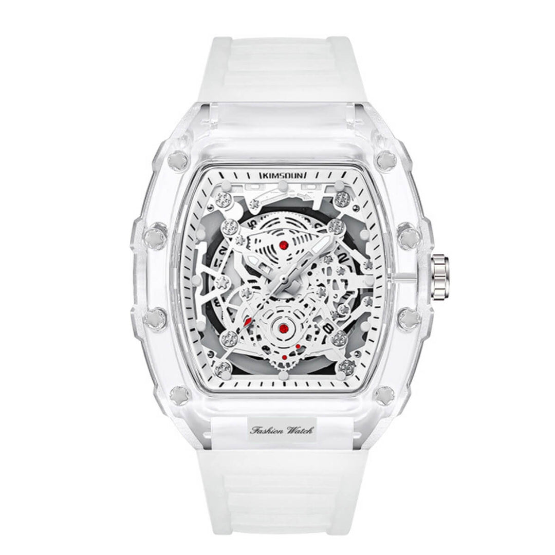 Dawson | Transparent Skeleton Quartz Sport Watch | 47mm