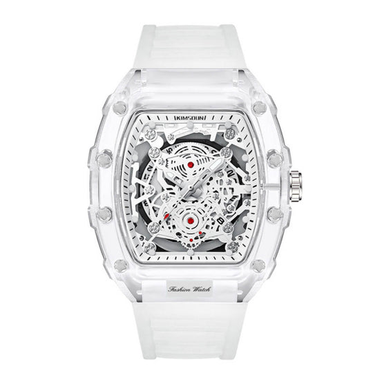Dawson | Transparent Skeleton Quartz Sport Watch | 47mm