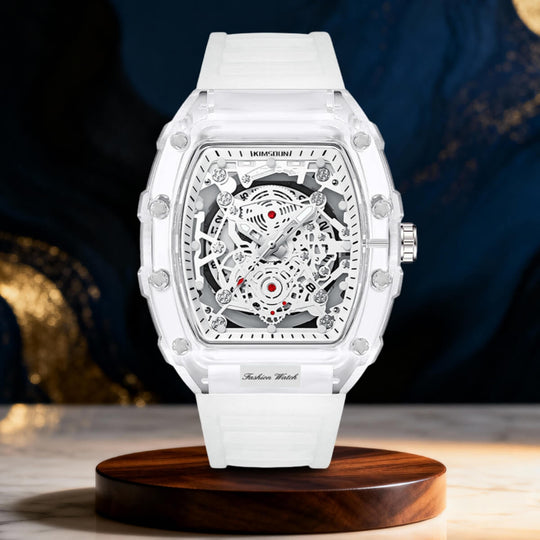 Dawson | Transparent Skeleton Quartz Sport Watch | 47mm