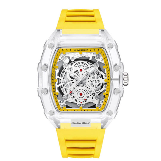 Dawson | Transparent Skeleton Quartz Sport Watch | 47mm