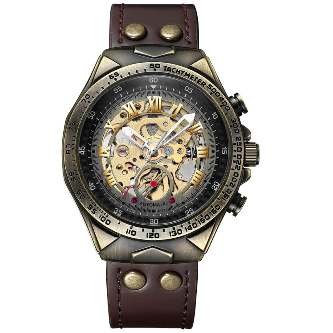 Denver | Monarch Roman Numeral Skeleton Wristwatch | 40.5mm