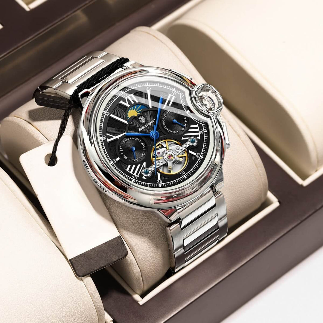 Donovan | Celestial Open-Heart Mechanical Wristwatch | 43mm