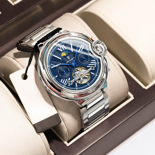 Donovan | Celestial Open-Heart Mechanical Wristwatch | 43mm