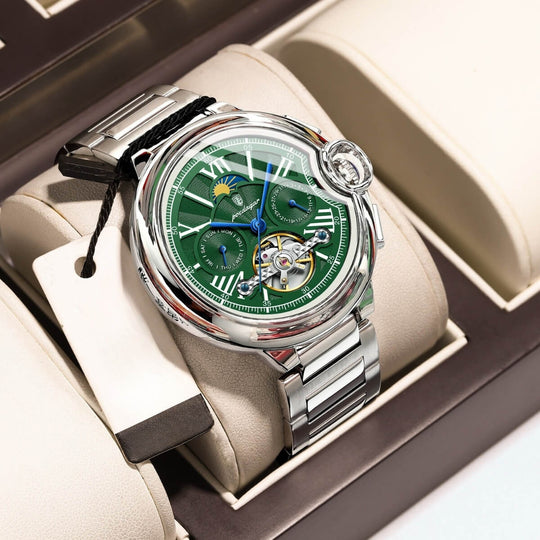 Donovan | Celestial Open-Heart Mechanical Wristwatch | 43mm