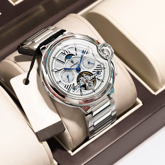 Donovan | Celestial Open-Heart Mechanical Wristwatch | 43mm
