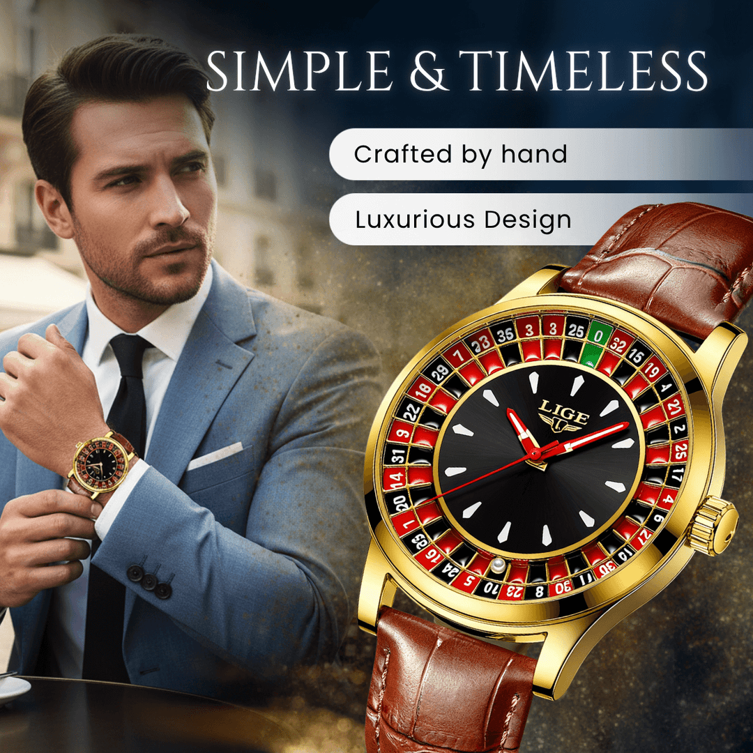 Durant | Men's Roulette-Inspired Quartz Wristwatch | 45mm