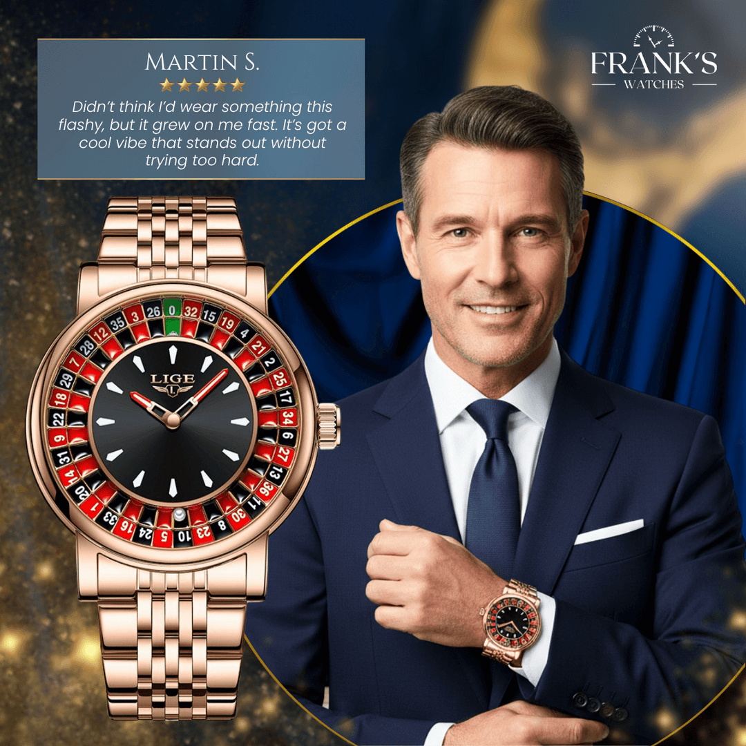 Durant | Men's Roulette-Inspired Quartz Wristwatch | 45mm