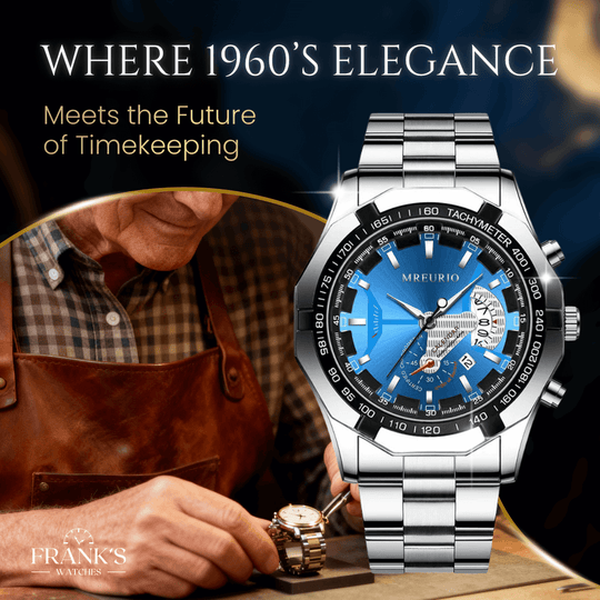 Easton | Luxury Chronograph Stainless Steel Quartz Watch | 46mm