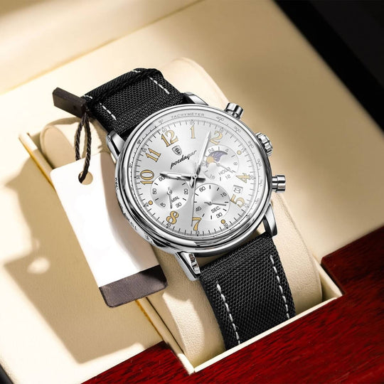 Eddington | Men’s Canvas Strap Chronograph Quartz Watch | 40.5mm