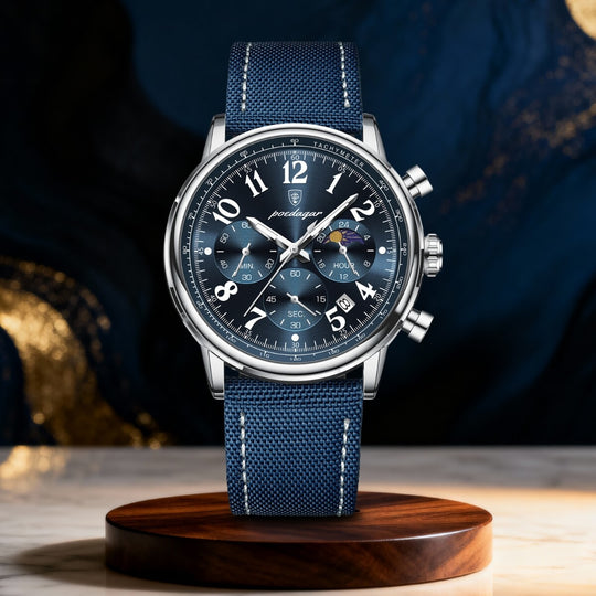 Eddington | Men’s Canvas Strap Chronograph Quartz Watch | 40.5mm