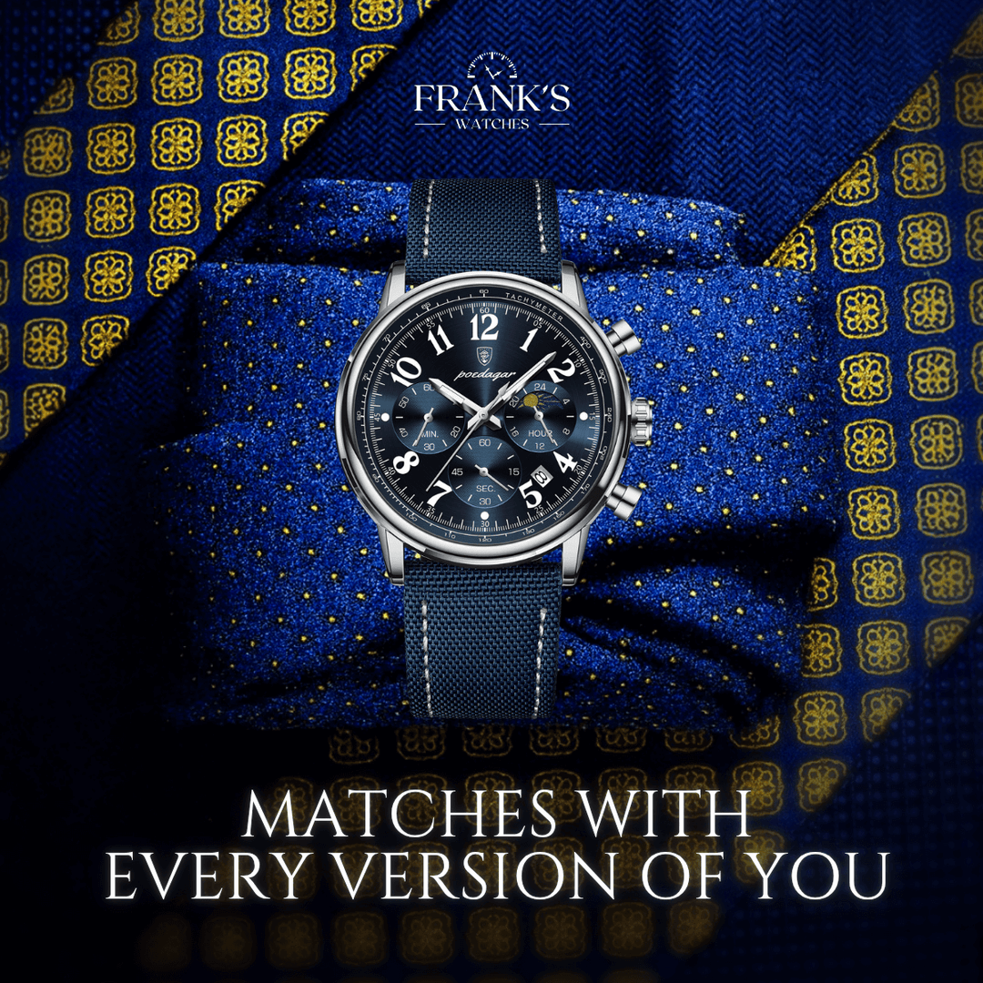 Eddington | Men’s Canvas Strap Chronograph Quartz Watch | 40.5mm