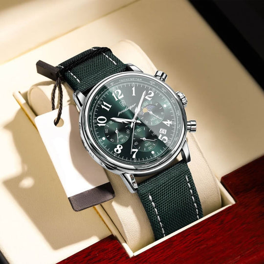 Eddington | Men’s Canvas Strap Chronograph Quartz Watch | 40.5mm