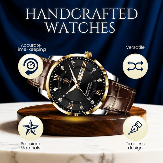 Emerson | Executive Edition Moon Phase Quartz Watch | 41mm