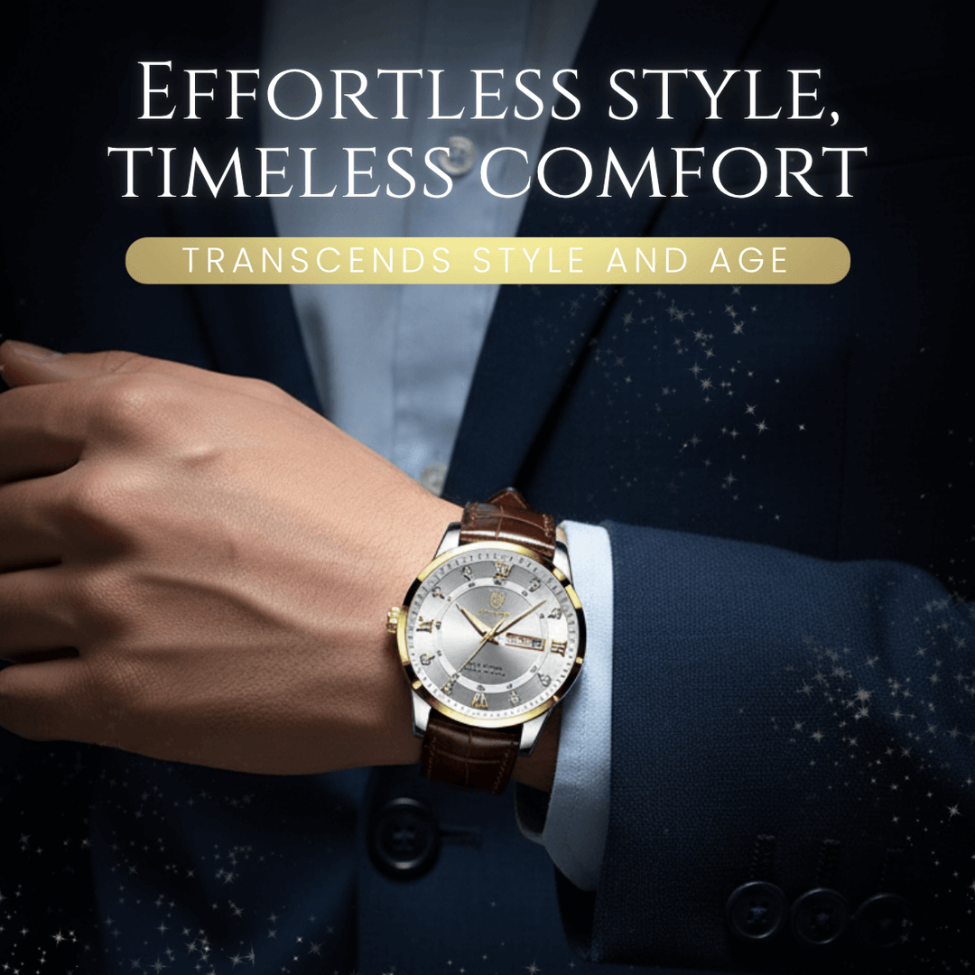 Emerson | Executive Edition Moon Phase Quartz Watch | 41mm