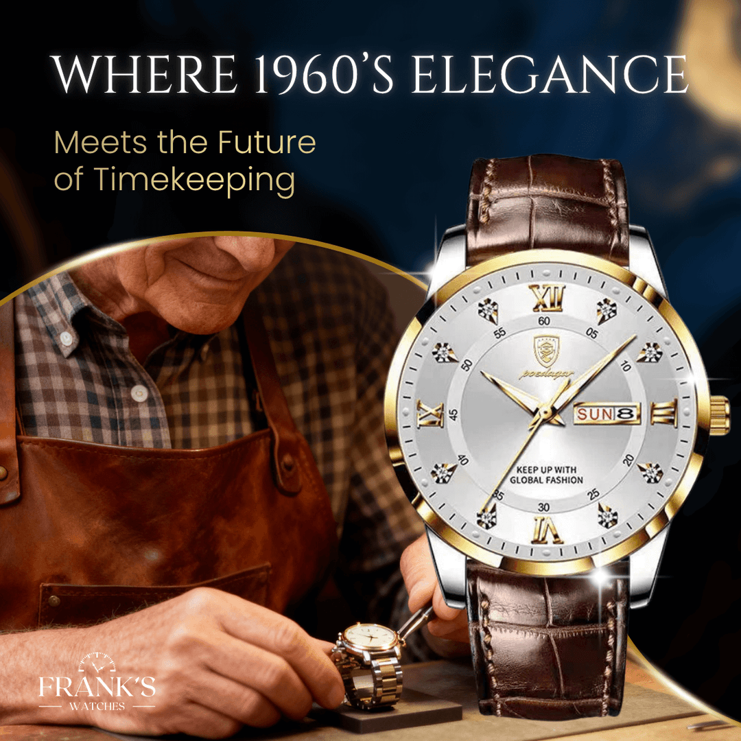 Emerson | Executive Edition Moon Phase Quartz Watch | 41mm