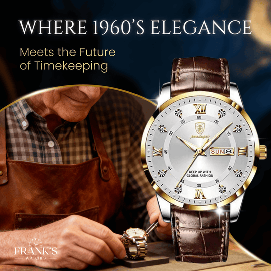 Emerson | Executive Edition Moon Phase Quartz Watch | 41mm