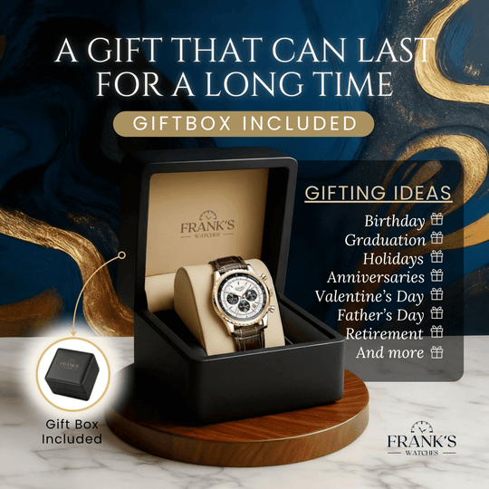 Fletcher | Men’s Multifunction Calendar Quartz Watch | 46mm