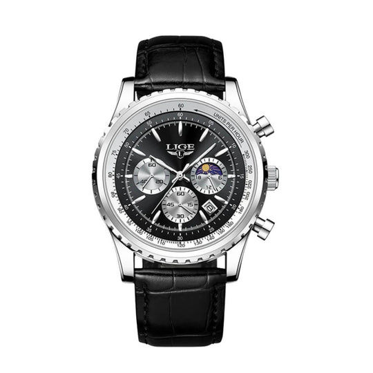 Fletcher | Men’s Multifunction Calendar Quartz Watch | 46mm