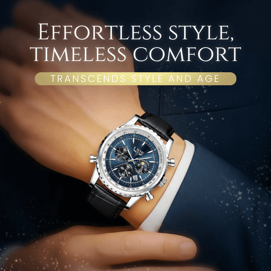 Fletcher | Men’s Multifunction Calendar Quartz Watch | 46mm