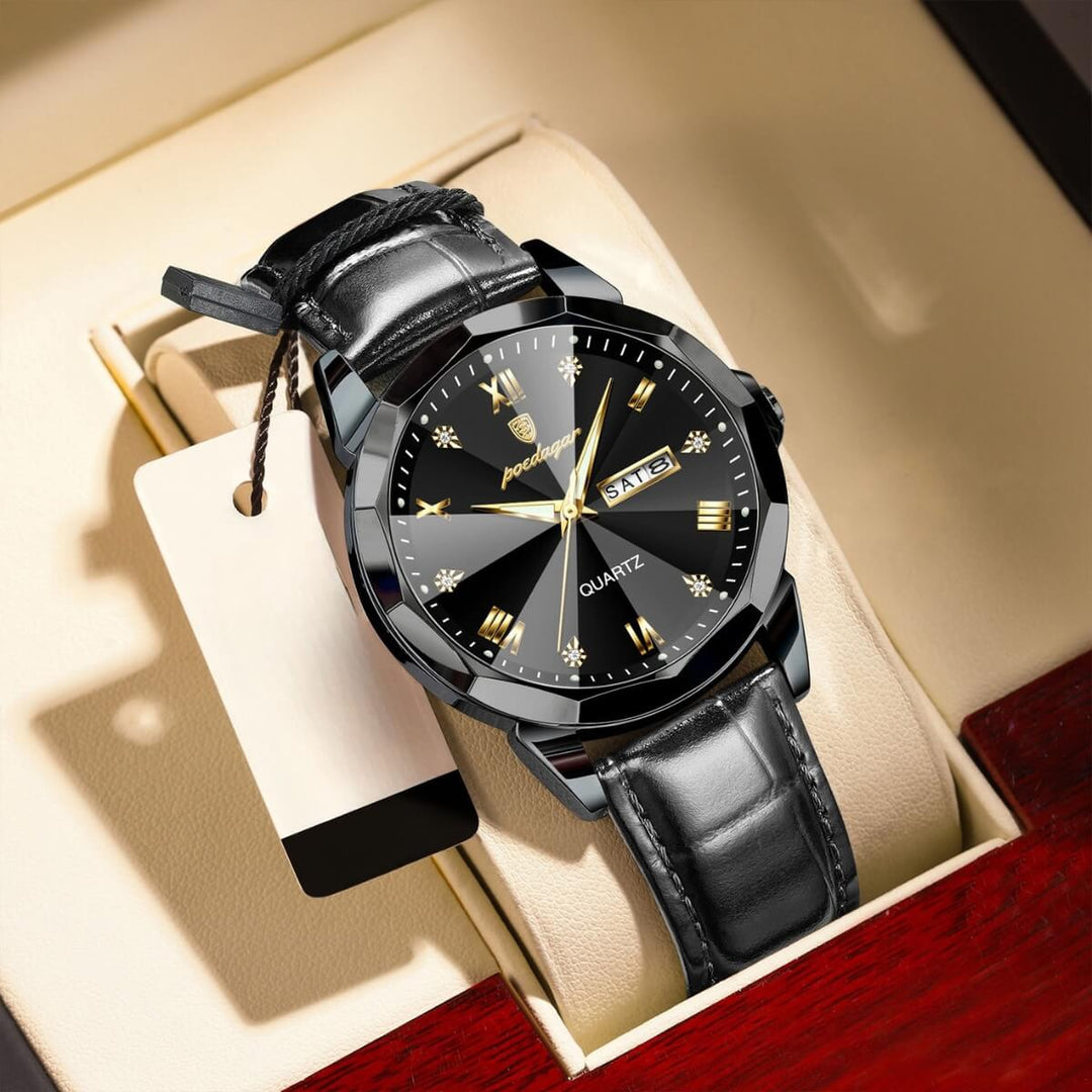 Gibson | Elegant Roman Index Quartz Wristwatch | 42mm