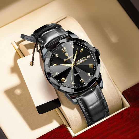 Gibson | Elegant Roman Index Quartz Wristwatch | 42mm