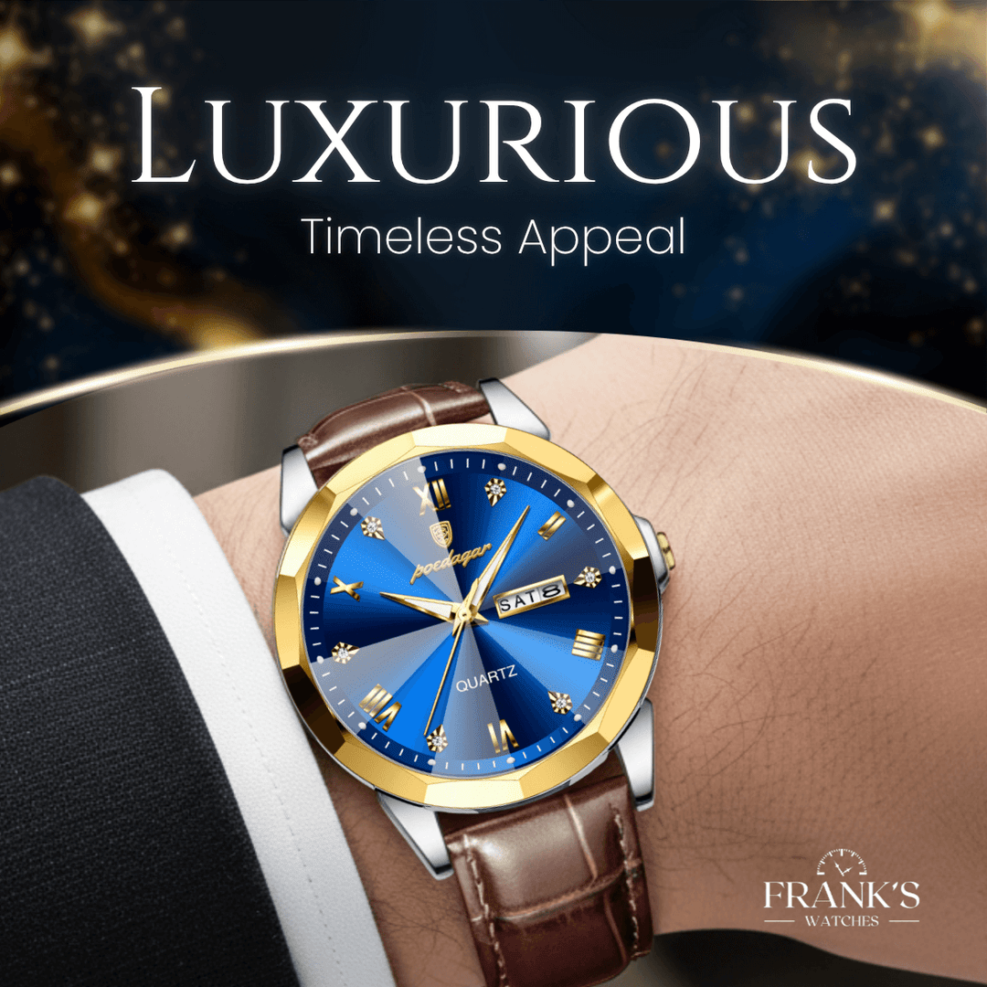 Gibson | Elegant Roman Index Quartz Wristwatch | 42mm