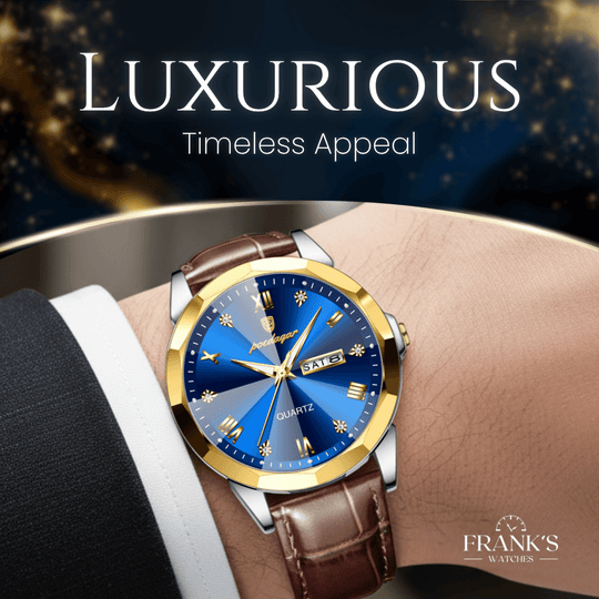 Gibson | Elegant Roman Index Quartz Wristwatch | 42mm