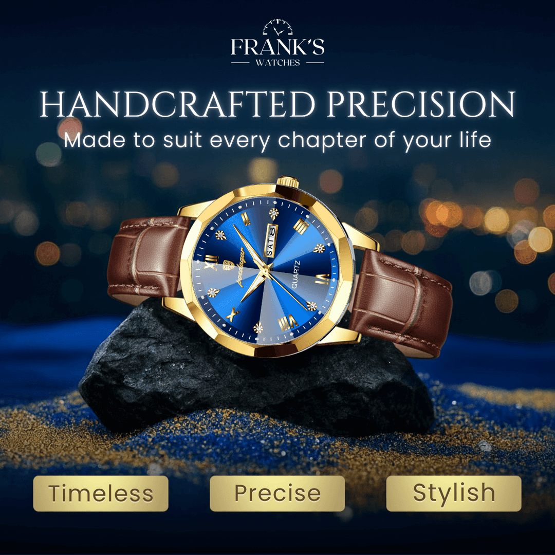 Gibson | Elegant Roman Index Quartz Wristwatch | 42mm