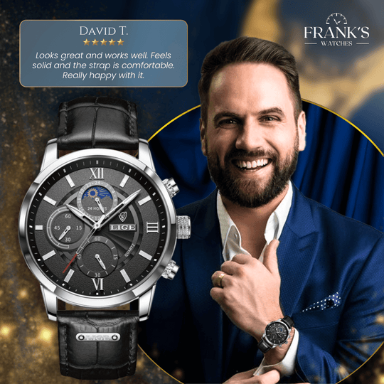 Grayson | Elegant Roman Numeral Business Watch | 43mm