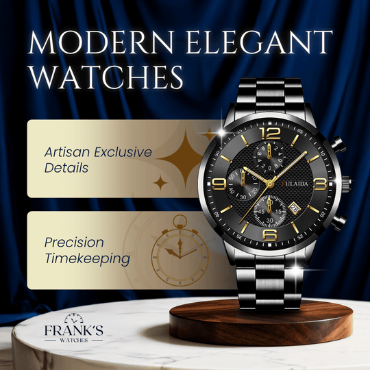 Harlan | Men’s Stainless Steel Chronograph Quartz Watch | 42mm