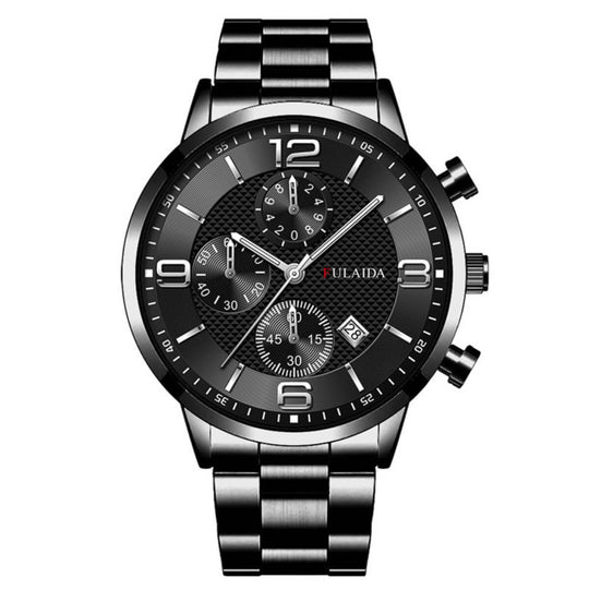 Harlan | Men’s Stainless Steel Chronograph Quartz Watch | 42mm