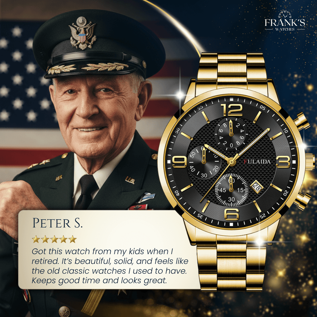 Harlan | Men’s Stainless Steel Chronograph Quartz Watch | 42mm