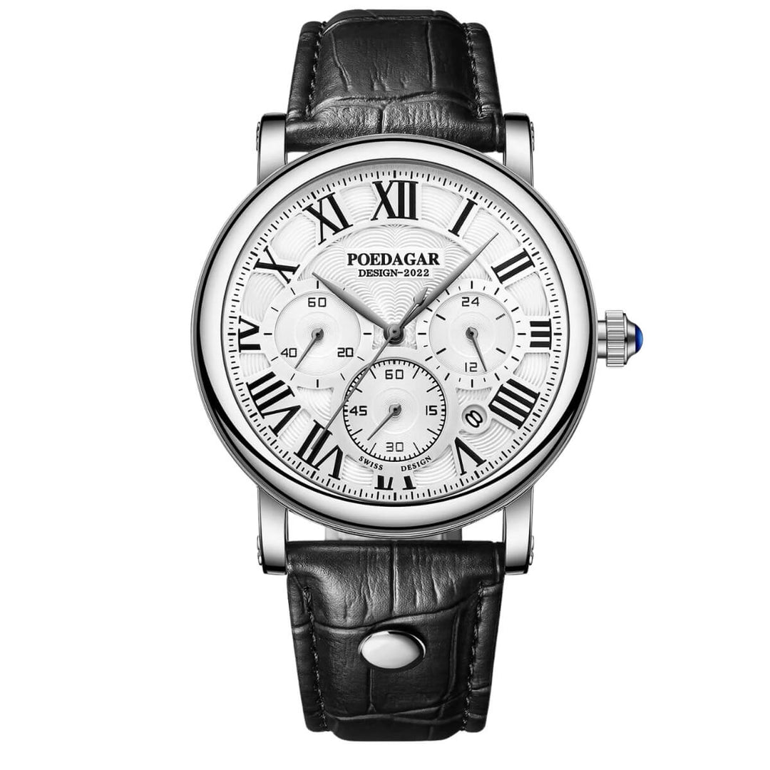 Harlow | Classic Roman Dial Chronograph Quartz Watch | 41mm