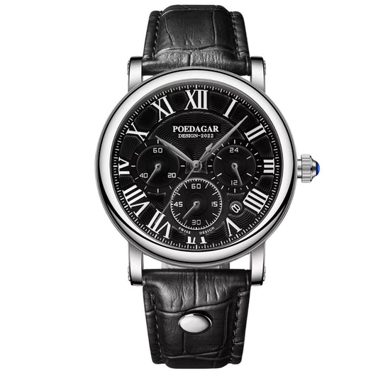 Harlow | Classic Roman Dial Chronograph Quartz Watch | 41mm