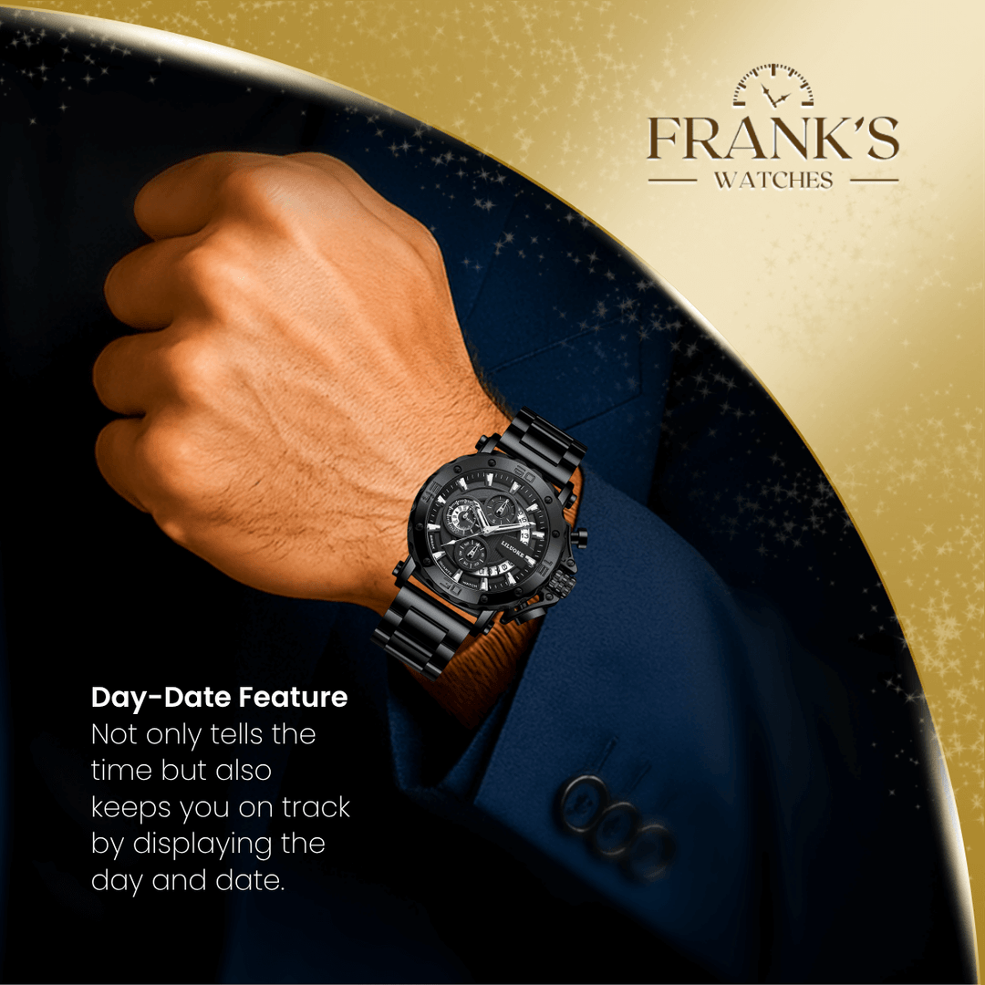 Harriman | Men’s Heavy-Duty Multifunction Chronograph Watch | 45mm