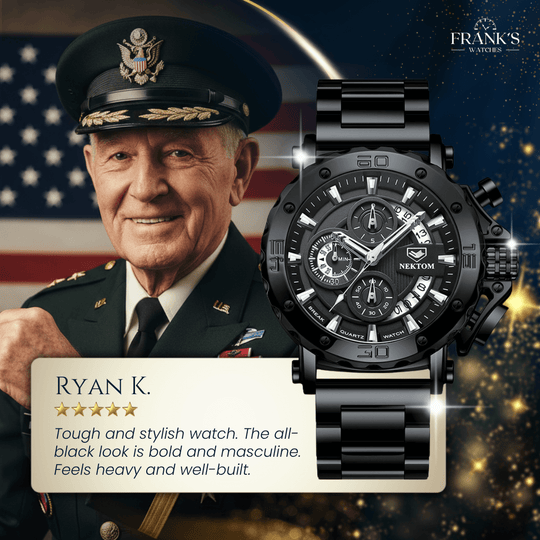 Harriman | Men’s Heavy-Duty Multifunction Chronograph Watch | 45mm