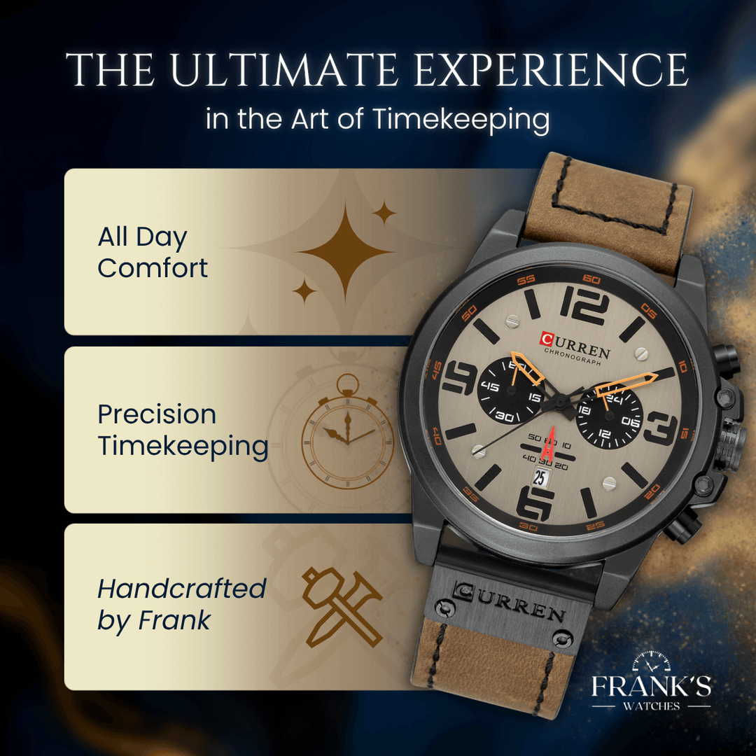 Hartley | Classic Multifunction Quartz Chronograph Watch | 46mm