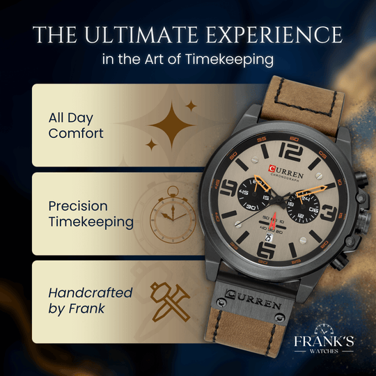 Hartley | Classic Multifunction Quartz Chronograph Watch | 46mm