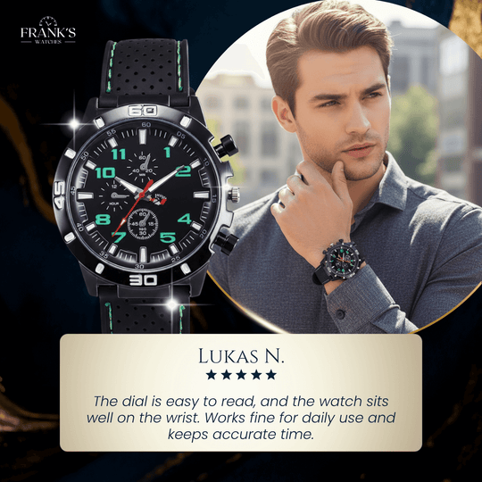 Hayes | Men’s Performance-Inspired Analog Watch | 42mm