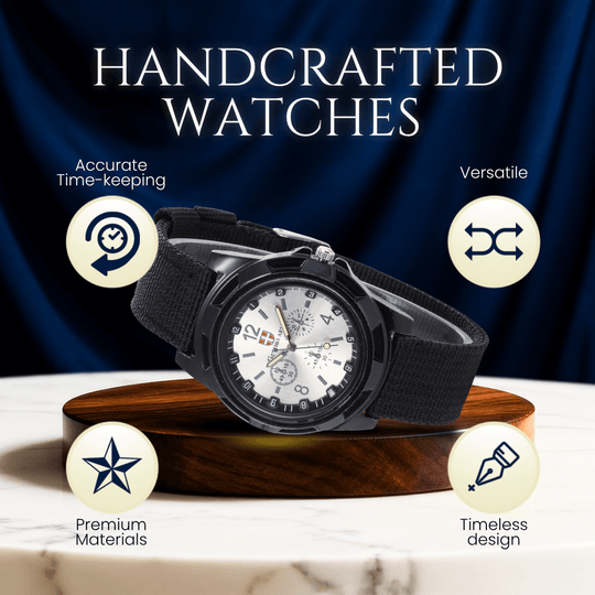 Hudson | Men’s Field Style Quartz Watch | 35mm