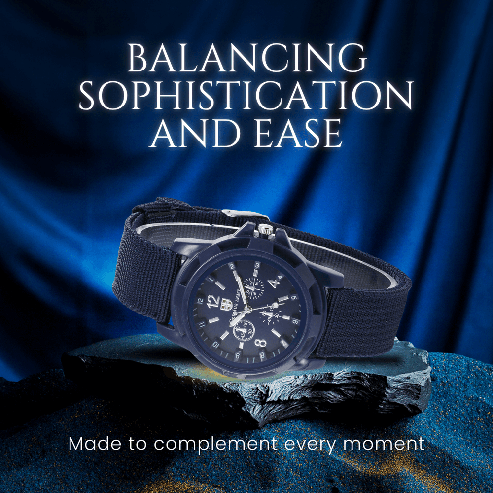 Hudson | Men’s Field Style Quartz Watch | 35mm