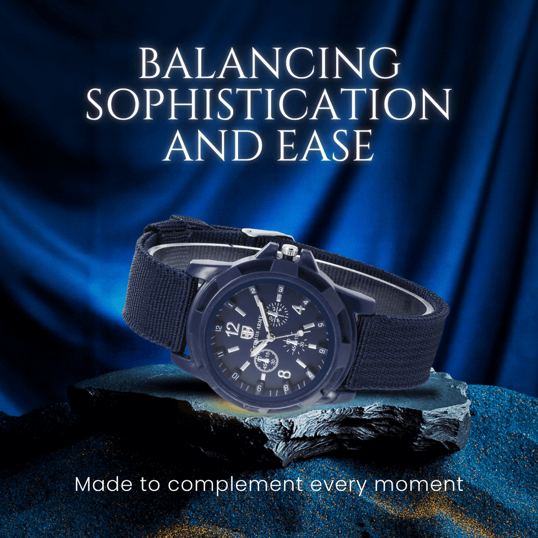 Hudson | Men’s Field Style Quartz Watch | 35mm