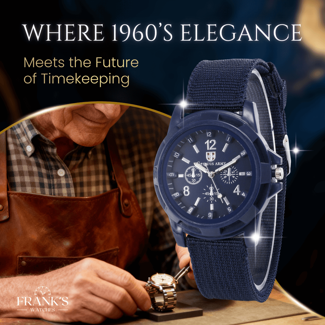 Hudson | Men’s Field Style Quartz Watch | 35mm