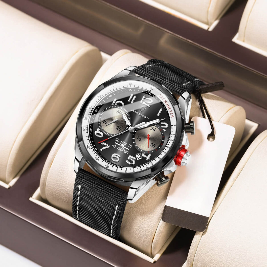 Jenson | Precision Chronograph Quartz Wristwatch | 41mm